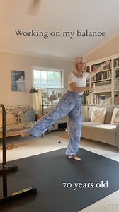 I’m using a DVD from Jane Adams (it appears to be out of print) to do balancing exercises that are very challenging for me. Hope my balance will improve with practice as my flexibility has. . . . . #fitover30 #fitover40 #fitover45 #fitover50 #fitover60 #fitover40women #fitover50women #fitover60women #fitnessatanyage @yogorillamats @shoplotusandluna | Hilary Walker Miller