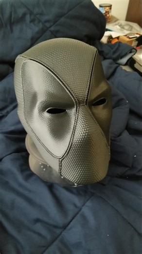 3D Printed Deadpool Helmet Ready For Paint 💀🎨🖌️ #3dprinting #deadpool #marvel