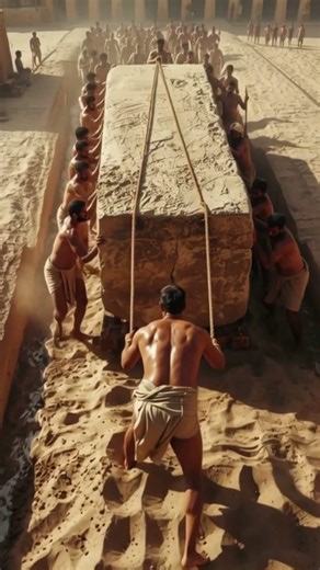 How Ancient Egyptians Moved Massive Stones 🏛️ #Sh