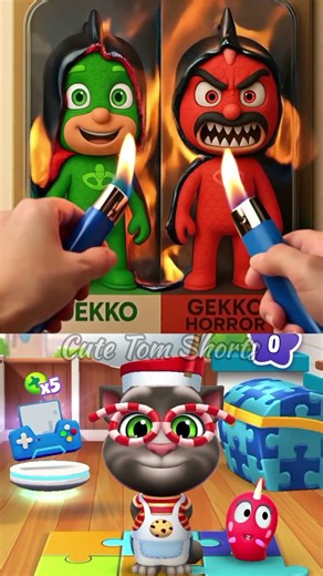 PJ Masks (Gekko and Gekko horror) Sprunki OC phase 4 #tom #viralshorts