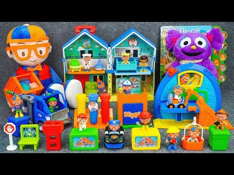 96 Minutes Satisfying with Unboxing Cute Blippi Station Playset Toys Collection ASMR | Review Toys