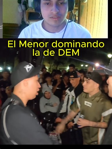 el menor se encuentra en otro nivel #elmenor #respuesta #freestyle #minutazos #batallas