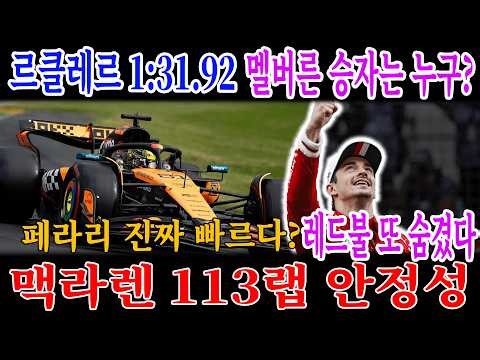 F1 2026 바레인 프리시즌 테스트 최종 분석｜르클레르 1위, 페라리 블러핑인가 진짜 속도인가?