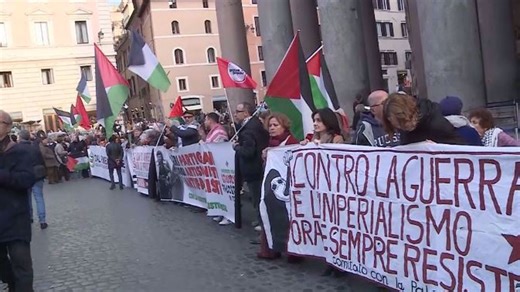 Protest in Rome condemns Israels resumption of genocidal assault on Gaza