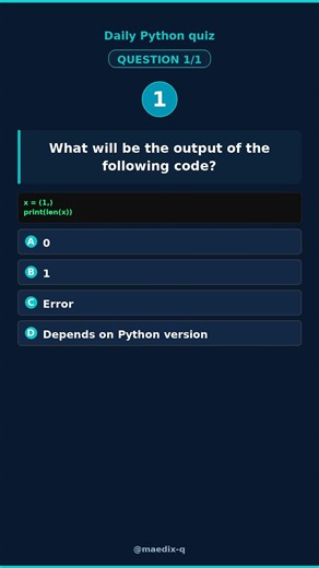 Python Quiz: What Does len(x) Print?