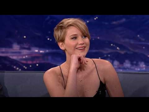 Conan O’Brien Show Funny Celebrity Moments |Jennifer Lawrence, Keira, JLaw, Jessica & Nicole.