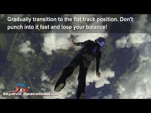 Flat Tracking Technique for Skydivers
