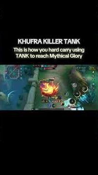 KHUFRA KILLER TANK BUILD#fyp #mlbb #mobilelegends #khufratank