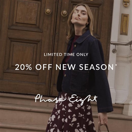 Enjoy 20% off new season styles now. From new event dresses that make a statement, to everyday styles you’ll wear on repeat, it’s time to add to checkout. | Phase Eight