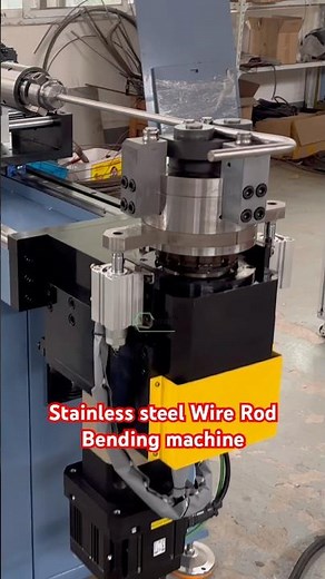 Perfect 3D Bending for Stainless Steel Rod 🎯 #engineering #cnc