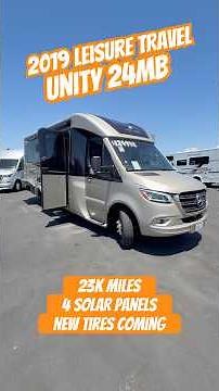 2019 Leisure Travel Unity 24MB #homeiswhereyouparkit #rvlife #rvlifestyle #rvliving #motorhome #rv