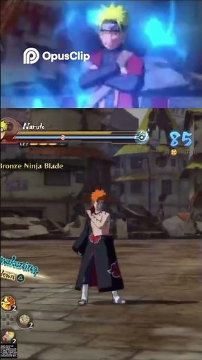 Naruto's Rasen Shuriken! Epic Fight Against Pain!