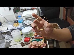 How to straighten golden bangles | Gold Bangles Repair | Repairing Jewellery| Gold Jewellery Repair
