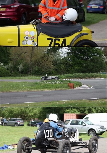 VSCC Curborough Speed Trials 2025! Longer video of this day uploaded to YouTube check it out! . #cartok #vintage #vinatgecars #racing