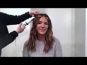 Beach Wave Hair Tutorial for Short Hair