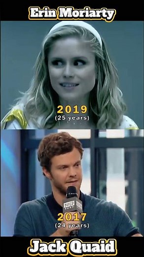 Erin Moriarty vs Jack Quaid THEN vs NOW 🤯 The Boys Transformation | Past2Present | The Boys cast