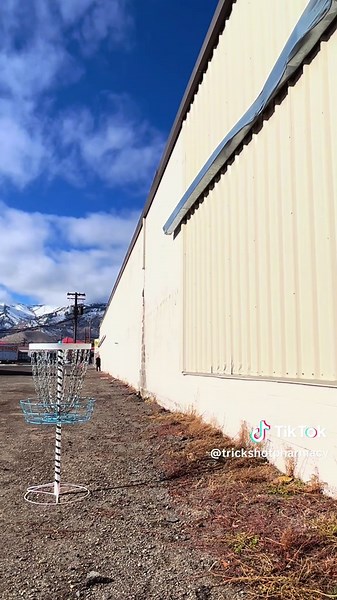 Trick shot compilation!!🤯🎯 . . . . #trickshots #abandonedplaces #trick #art #discgolf