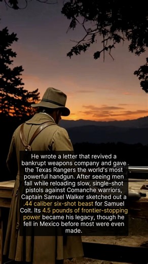 The revolver Samuel Walker helped design was born from desperate necessity on the frontier. In 1844, Walker was part of a small Ranger force ambushed by a much larger Comanche war party at Walker's Creek. Their five-shot Colt Paterson revolvers, while revolutionary, had significant flaws: they lacked a trigger guard, were fragile, and were slow to reload. Out of this brutal experience, Walker drafted his famous list of improvements for Samuel Colt. His suggestions—including a larger caliber, inc