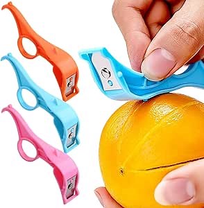 Multifunction Fruit Peeler Pear Apple Peeler Kiwi Peeler Lemon Orange Peeler Portable Vegetable Peeler Carrot Potato Peelers for Kitchen Gadgets Stainless Steel Blades Fruits Vegetables Peeling Tools