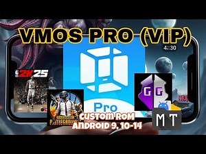 VMOS PRO VIP and Custom ROM android 9, 10-14 GAME GUARDIAN Ready!