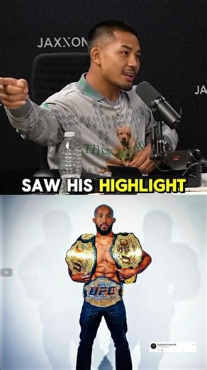 UFC Champ didn't know who Mighty Mouse was🤣#ufc #mma