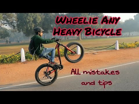 How to WHEELIE a FATBIKE | Easiest Trick