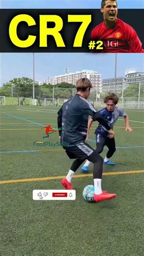 The best drible CR7 #soccer #foot #actufoot