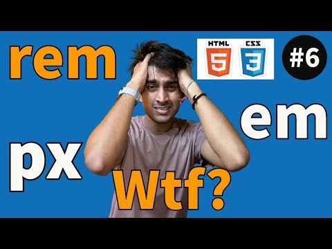 Which CSS Unit is best | Em vs Rem vs Px | Ep6