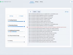 Analyze Progress loading