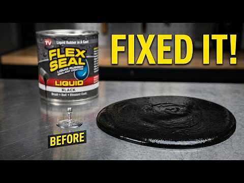 DIY Home Repairs Using Flex Seal Liquid Rubber