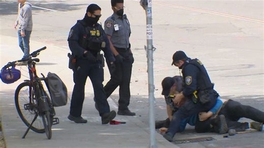 Protesters cleared,  then return as crews board up Portland ICE Building