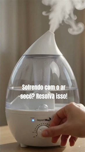 💨 Umidificador de Ar 1,3L: mais conforto para o seu ambiente! #umidificador #achadinhos