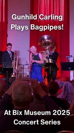 Gunhild Carling Plays Jazz Bagpipes! #jazz #livemusic