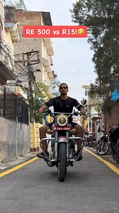 735K views · 10K reactions | Metal vs plastic 藍藍藍 Tsujan Shrestha : Kumar Bikram Adhikari #funny #comedy #reelsfypシ #royalenfield #yamaha #r15v3 #chrome | Santosh Pandey | Facebook