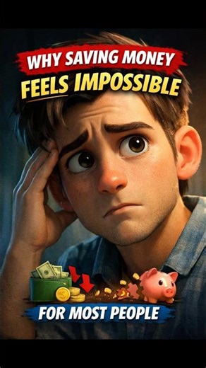 Why Saving Money Feels Impossible for Most People 💸