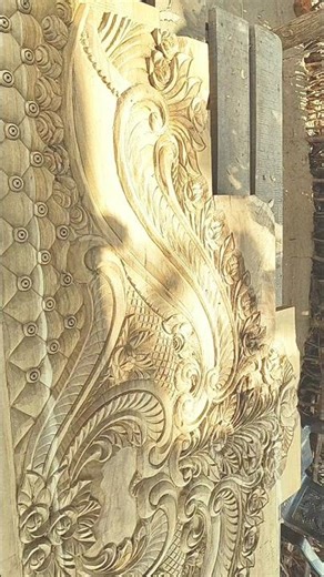 BOX Bed Head Design Latest Model #art #homedecor #woodcarving