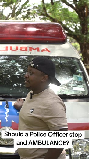 Can the Police Stop an Ambulance?