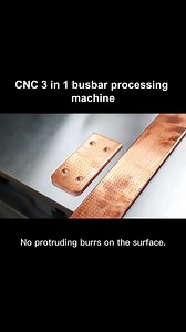CNC busbar processing machine, embossing function display. #electricaltransformers #electricity #electrician #busbarbendingmachine #busbarprocessingmachine #copperbusbar #busbarmachine #embossing #JPSK #uk #morocco