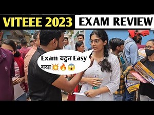 VITEEE EXAM || Students Review || Exam बहुत Easy गया 🔥💥🤯