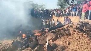 Wreckage from IAF jets’ crash in MP landed 100 km away in Rajasthan's Bharatpur