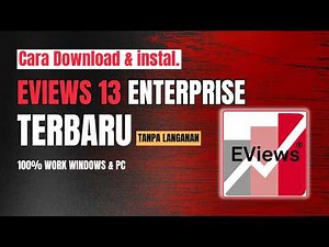 Cara Install EViews 13 di Windows | Aman & Tanpa Error WORK 100% TANPA ERROR (TERBARU 2026)