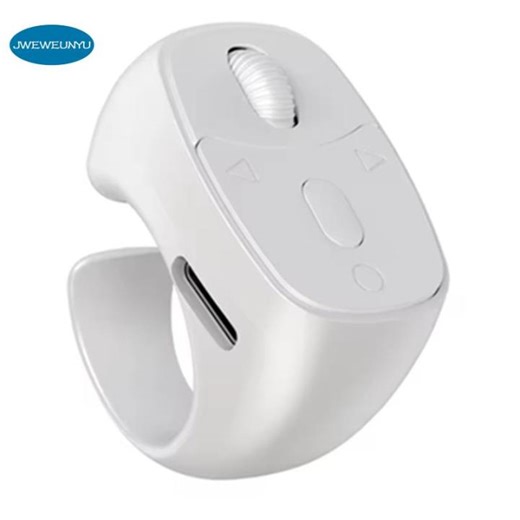 【fdhjtyhtjj】BT 5.3 Remote Control Mouse Video Flipping and Browsing Finger Ring Mouse Fingertip Remote Control Page Turner | Lazada PH