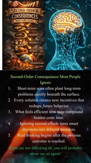 Second-Order Consequences Most People Ignore