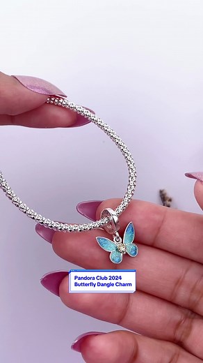 Pandora Club 2024 Butterfly Dangle Charm - Symbol of Transformation
