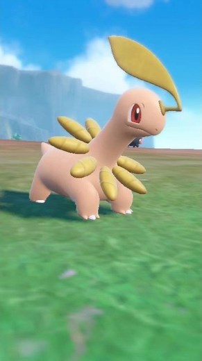 Evolving SHINY Bayleef into SHINY Meganium on Pokemon Scarlet Violet