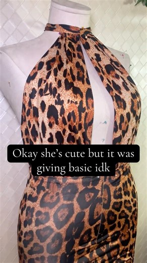 Cheetah Girl dress flip 2 styles