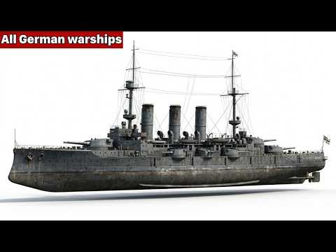 Every Warship of the Imperial German Navy (1888–1918)
