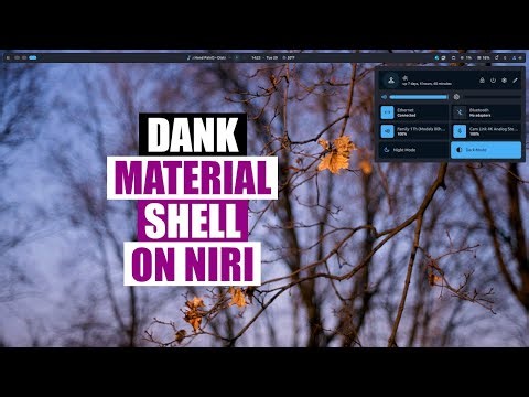The Dank Material Shell - A Wayland Desktop Suite