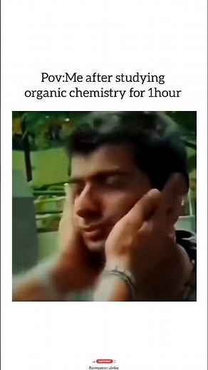 Me After Studying Organic Chemistry for 1 Hour 💀🤯 #funny #study #chemistry #memes #exam #shorts