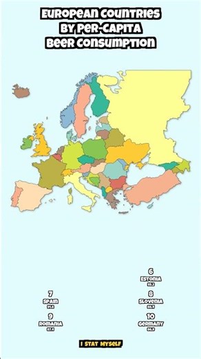 European Countries by Per Capita Beer Consumption
